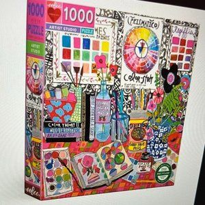 eeBoo Artist Studio 1000 Piece Jigsaw Puzzle